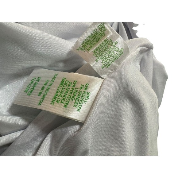 Lilly Pulitzer Bristol Dress Navy Tiger Palm Leaf Pink Gold Beaded Size X-Small - Picture 8 of 11